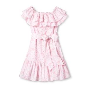 Lisa Marie Fernandez floral off shoulder dress